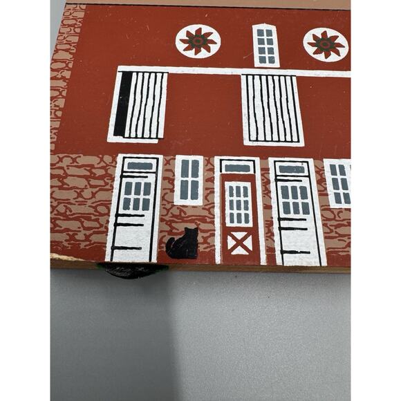 1992 Cat's Meow American Barn Series Pennsylvania Bank Barn Shelf Sitter - Picture 2 of 9